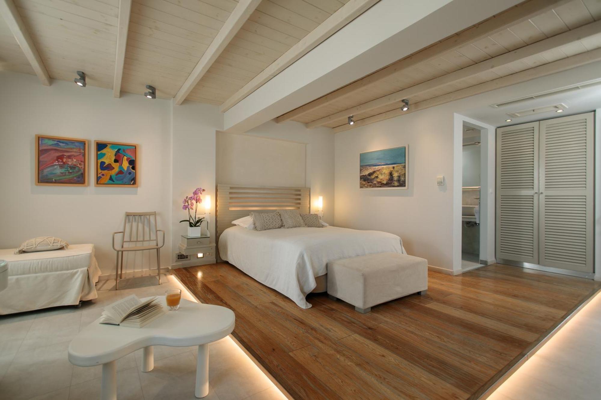 Iria Beach Art Hotel Ajía Ána Szoba fotó