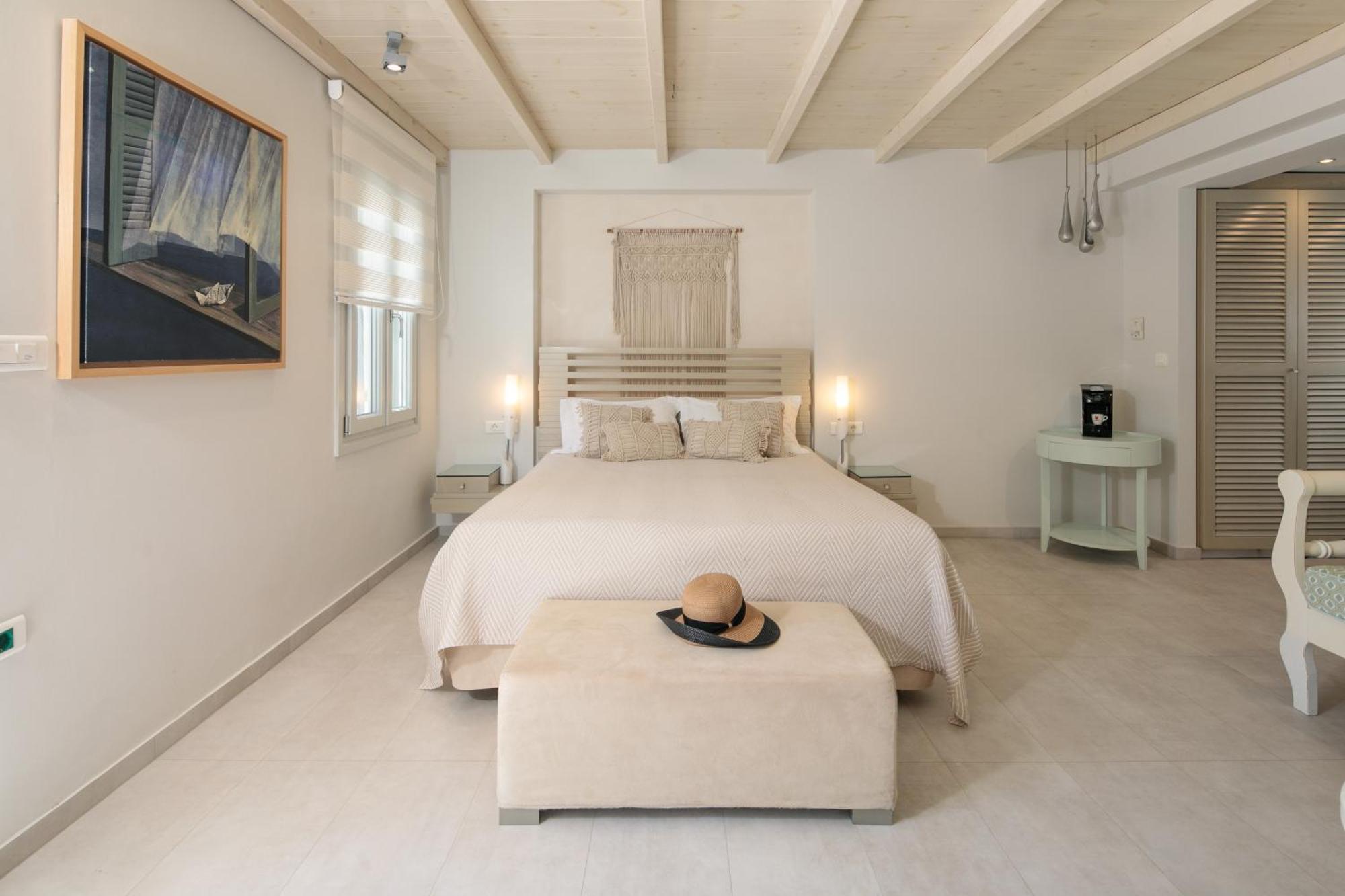 Iria Beach Art Hotel Ajía Ána Szoba fotó