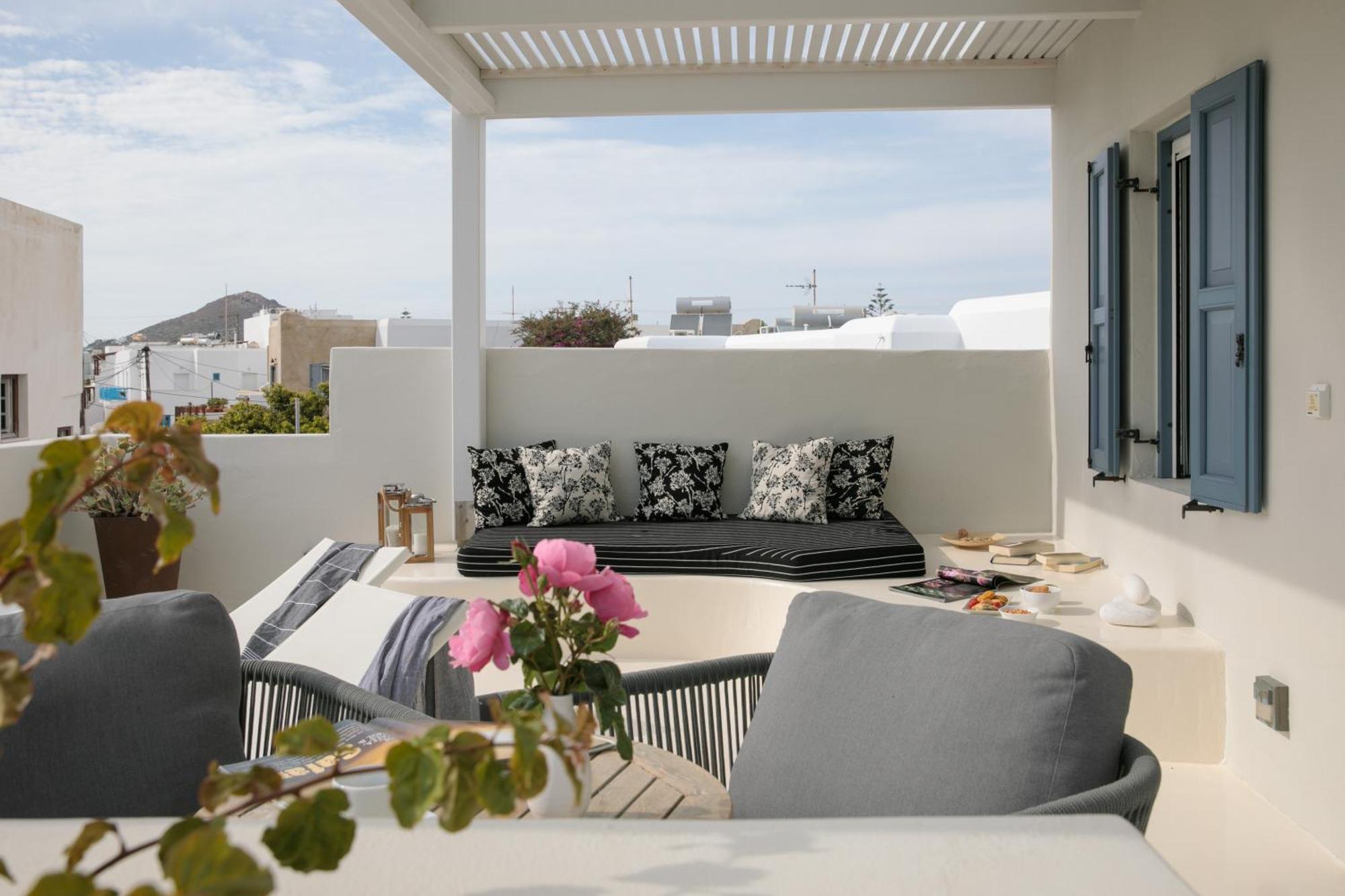 Iria Beach Art Hotel Ajía Ána Kültér fotó
